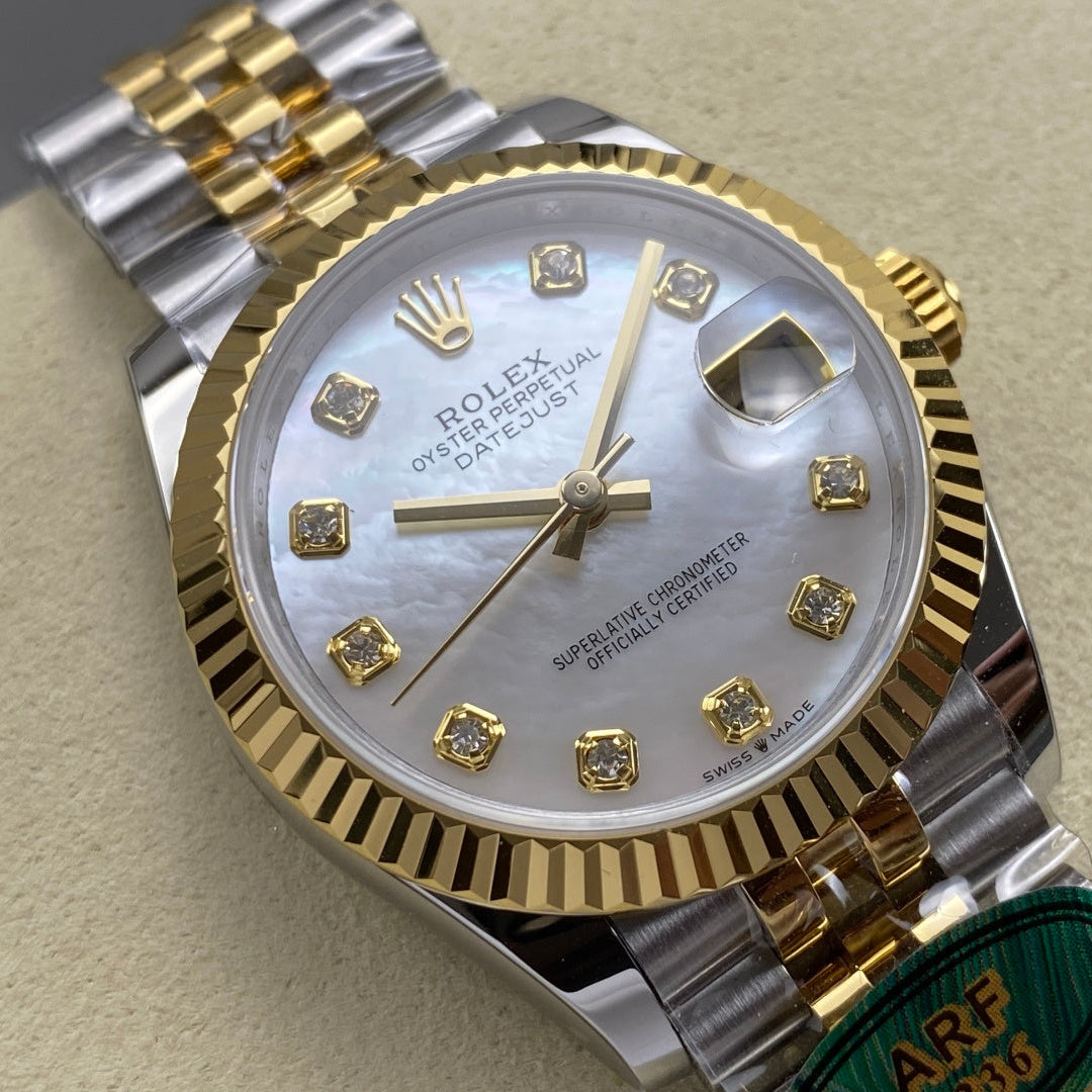 Rolex "Date Just Two Tone Gold Woman
