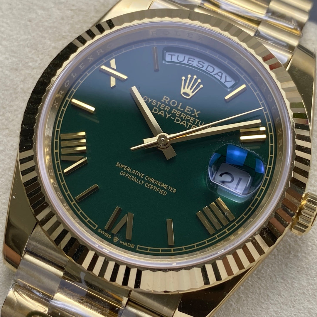 Rolex "Day Date Gold Geen Dial