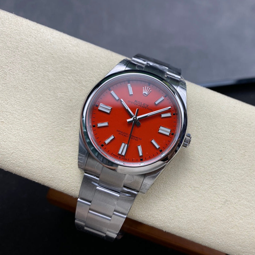 Rolex Oyster Perpetual Red Dial